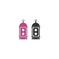 Simple lantern icon logo design vector template illustration