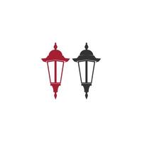 Simple lantern icon logo design vector template illustration