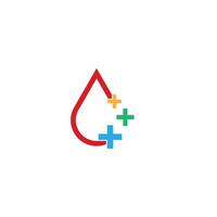 Blood logo icon design vector illustration