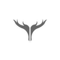 Deer logo icon illustration design vector