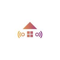 Smart Home logo icon design concept illustration template vector