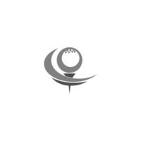 Golf logo icon template creative design illustration vector