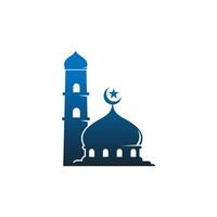 Islamic logo, Mosque icon design vector template