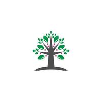 árbol icono árbol rama diseño vector ilustración