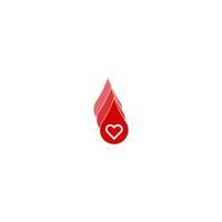 Blood logo icon design vector illustration