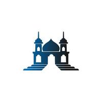 Islamic logo, Mosque icon design vector template