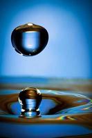 Blue Water Droplet photo