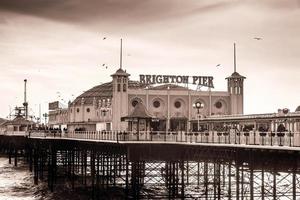 BRIGHTON, EAST SUSSEX, UK. View of Brighton Pier photo