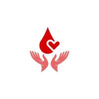 Blood logo icon design vector illustration