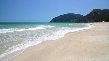 vista della bellissima spiaggia video