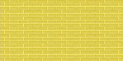 Brick wall decoration yellow color abstract background texture wallpaper backdrop pattern seamless vector illustration