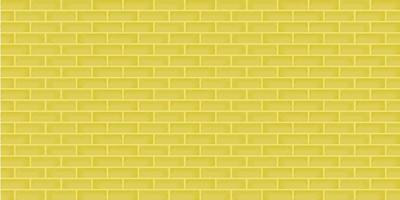 Brick wall decoration yellow color abstract background texture wallpaper backdrop pattern seamless vector illustration