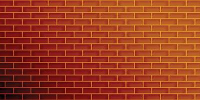 Brick wall light shiny abstract background brown color texture wallpaper backdrop pattern seamless vector illustration