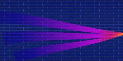 Abstract background lighting shiny technology brick wall texture building wallpaper backdrop vector illustration