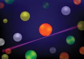 Ball ballons lights set multicolor abstract background wallpaper backdrop vector illustration EPS10