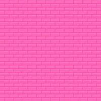 Pink texture brick wall architecture abstract background wallpaper pattern seamless vector illustration