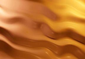 Abstract yellow wave background. 3d render photo