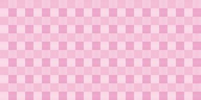 Pink color fabric tartan gingham abstract background texture wallpaper seamless pattern vector illustration EPS10
