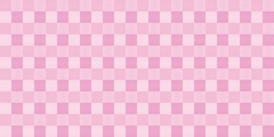 Pink color fabric tartan gingham abstract background texture wallpaper seamless pattern vector illustration EPS10