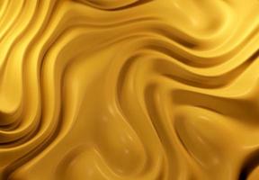 Abstract yellow wave background. 3d render photo