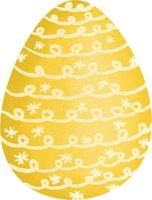 clipart de elemento de acuarela de pascua vector