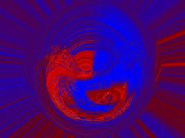 Abstract background in red and blue, with a spectacular rhythm and inserts. photo