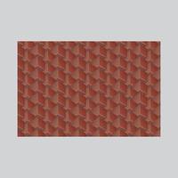 The red 3D box pattern vector