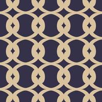 Retro contemporary blue color simple ethnic persian shape seamless pattern on gold background. Use for fabric, textile, interior decoration elements, wrapping. photo