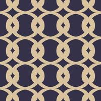Retro contemporary blue color simple ethnic persian shape seamless pattern on gold background. Use for fabric, textile, interior decoration elements, wrapping. photo