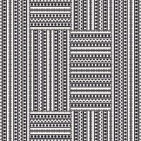 Abstract ethnic tribal random small geometric shape monochrome color seamless pattern background. Use for fabric, textile, interior decoration elements, upholstery. photo