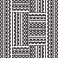 Abstract ethnic tribal random small geometric shape monochrome color seamless pattern background. Use for fabric, textile, interior decoration elements, upholstery. photo