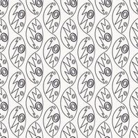 Abstract doodle hand drawing strokes ethnic tribal shape seamless pattern background. Use for fabric, textile, interior decoration elements, upholstery, wrapping. photo