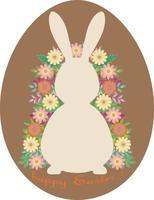 Happy Easter card vector