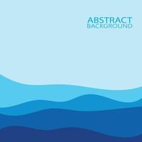 Abstract Water wave design background vector