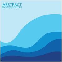 Abstract Water wave design background vector