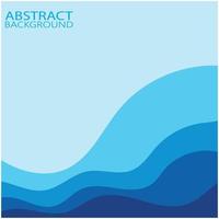 Abstract Water wave design background vector