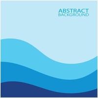 Abstract Water wave design background vector