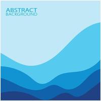 Abstract Water wave design background vector