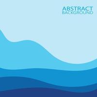 Abstract Water wave design background vector