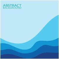 Abstract Water wave design background vector