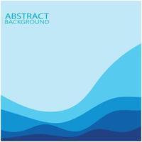 Abstract Water wave design background vector