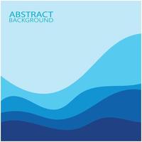 Abstract Water wave design background vector