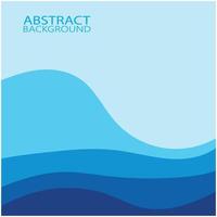 Abstract Water wave design background vector