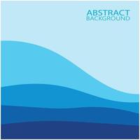 Abstract Water wave design background vector