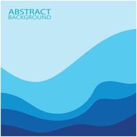 Abstract Water wave design background vector