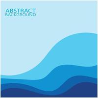 Abstract Water wave design background vector