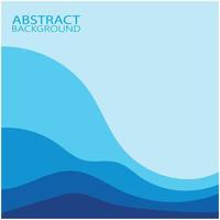 Abstract Water wave design background vector