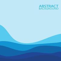 Abstract Water wave design background vector