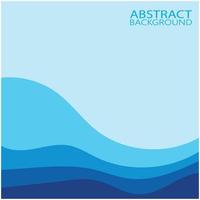 Abstract Water wave design background vector