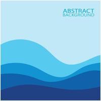 Abstract Water wave design background vector